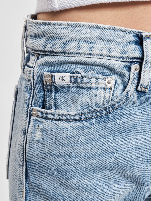 Calvin Klein Jeans High Rise Straight Jeans-6
