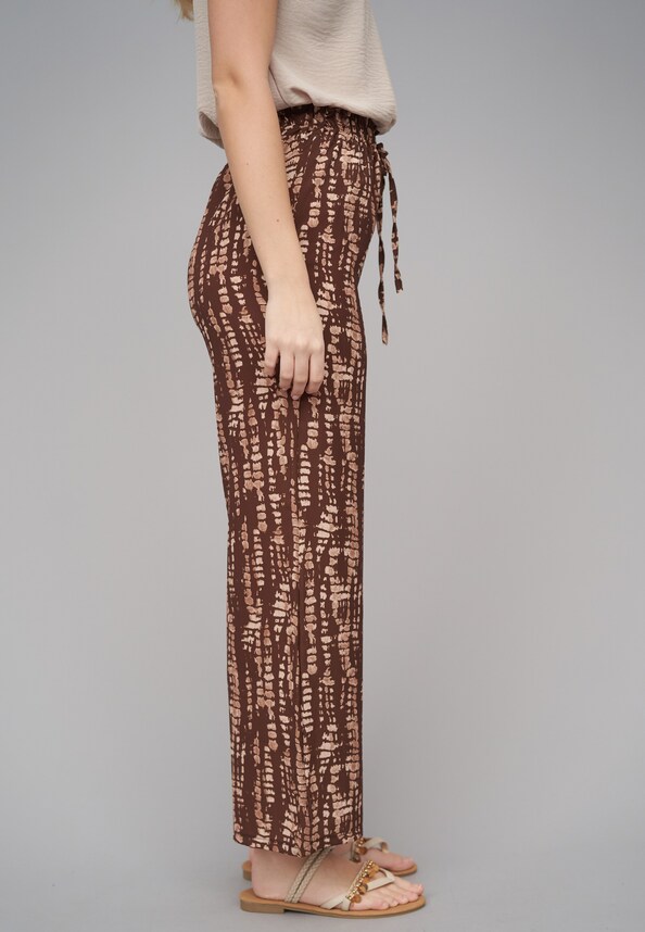 Summer Crepe Pant Geometric-3