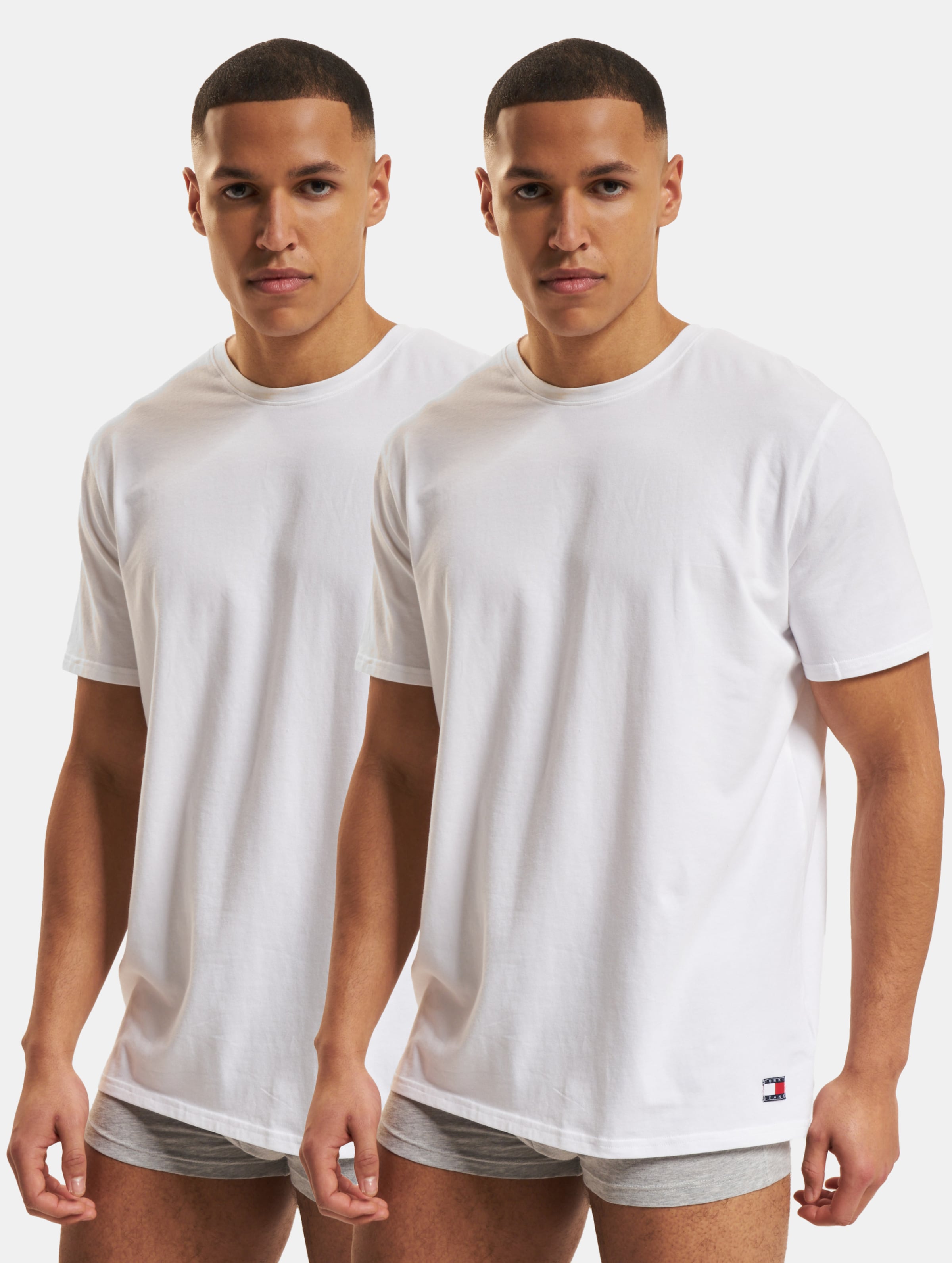 Tommy Hilfiger 2-Pack T-Shirts Mannen op kleur wit, Maat S