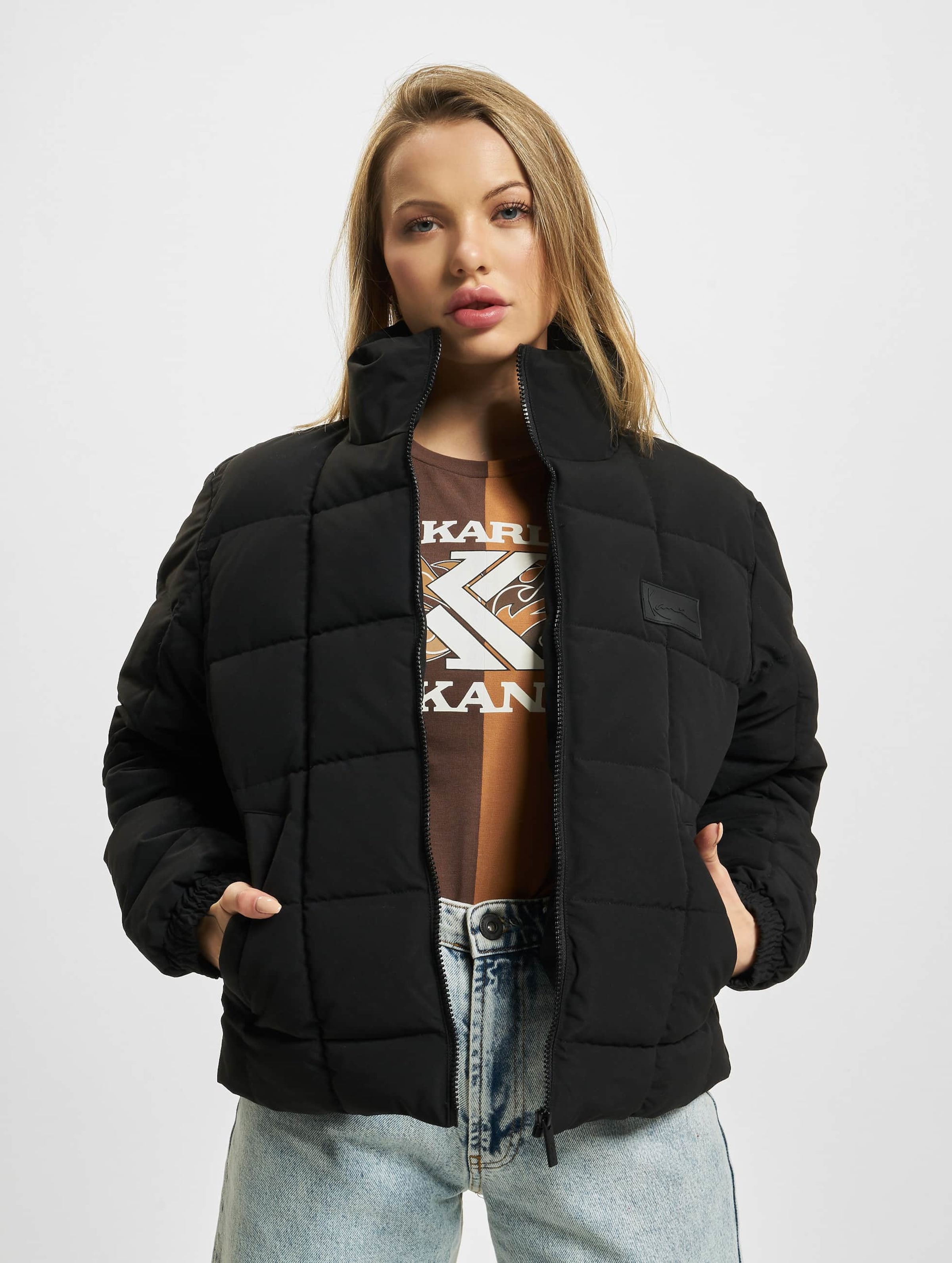 Karl kani bubble jacket on sale black