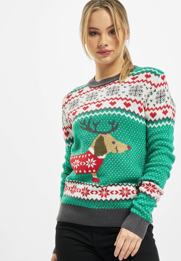 Ladies Sausage Dog Christmas-4