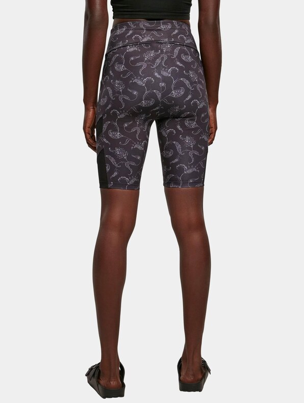 Ladies High Waist Tech Mesh Aop Cycle-1