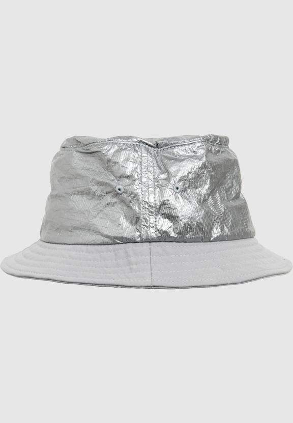 Crinkled Paper Bucket Hat-1