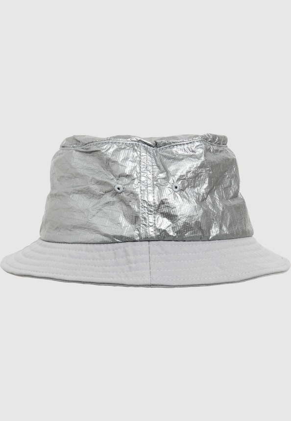 Crinkled Paper Bucket Hat-1