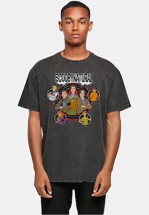 Scooby - Natural Characters Acid Washed Oversized Tee