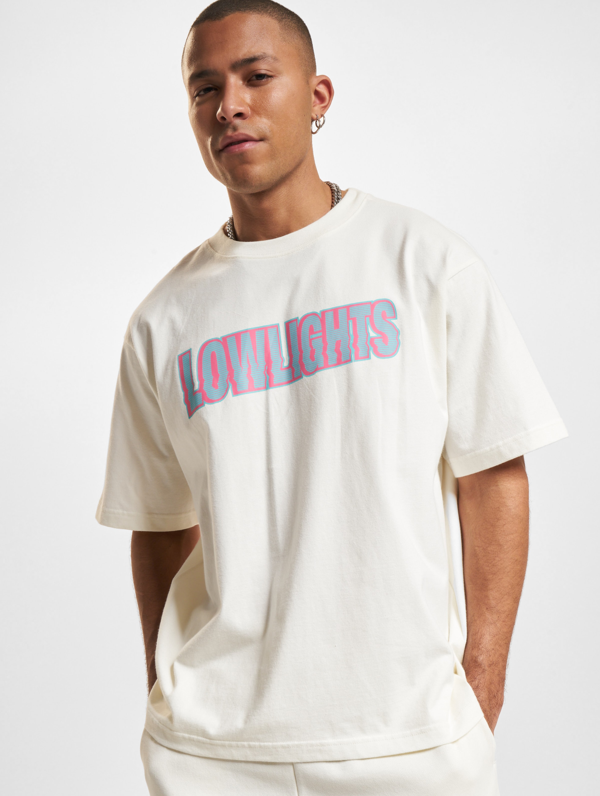 Low Lights Studios Waves T-Shirt Männer,Unisex op kleur beige, Maat S