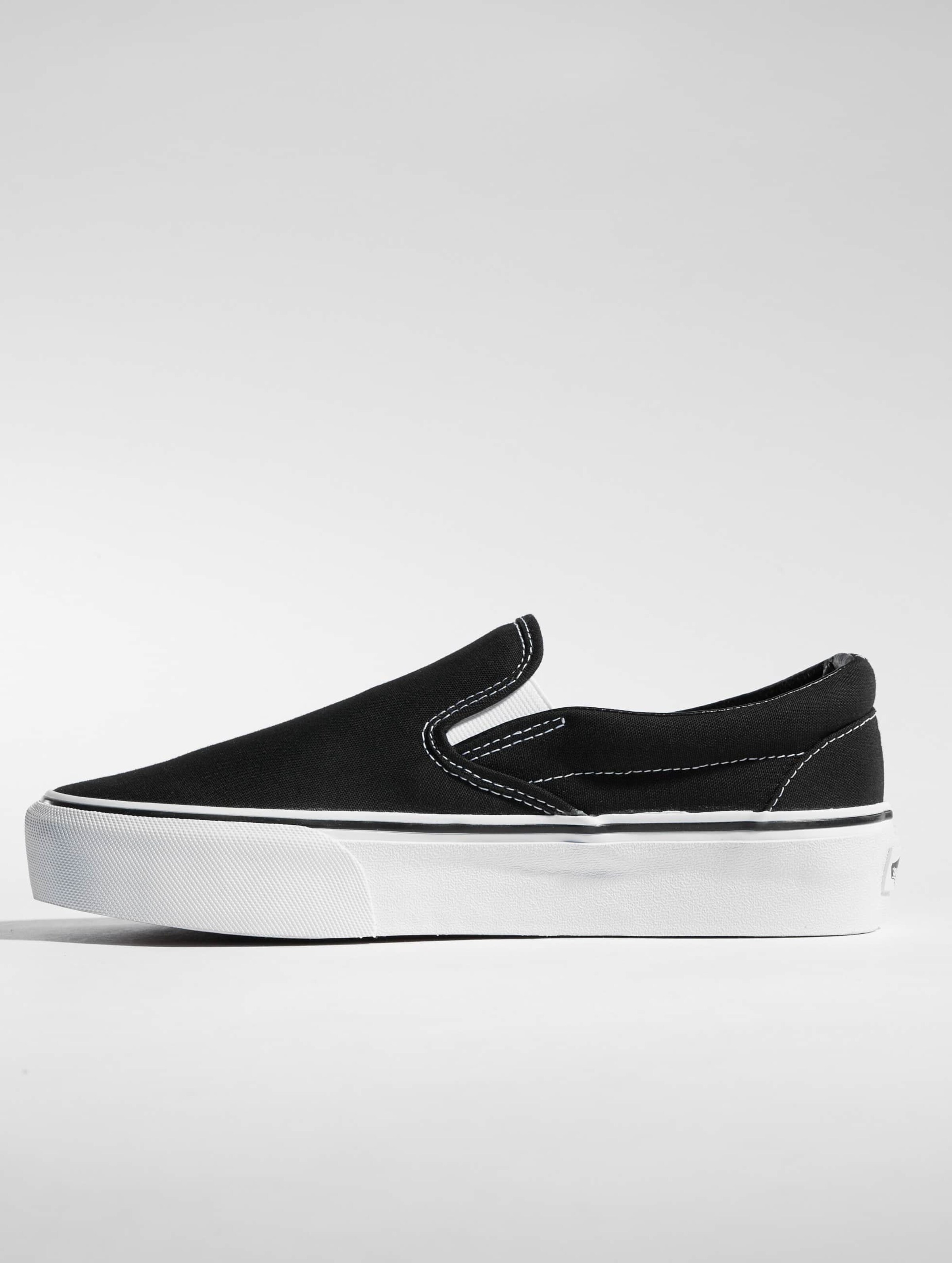 Vans classic slip 2024 on platform black