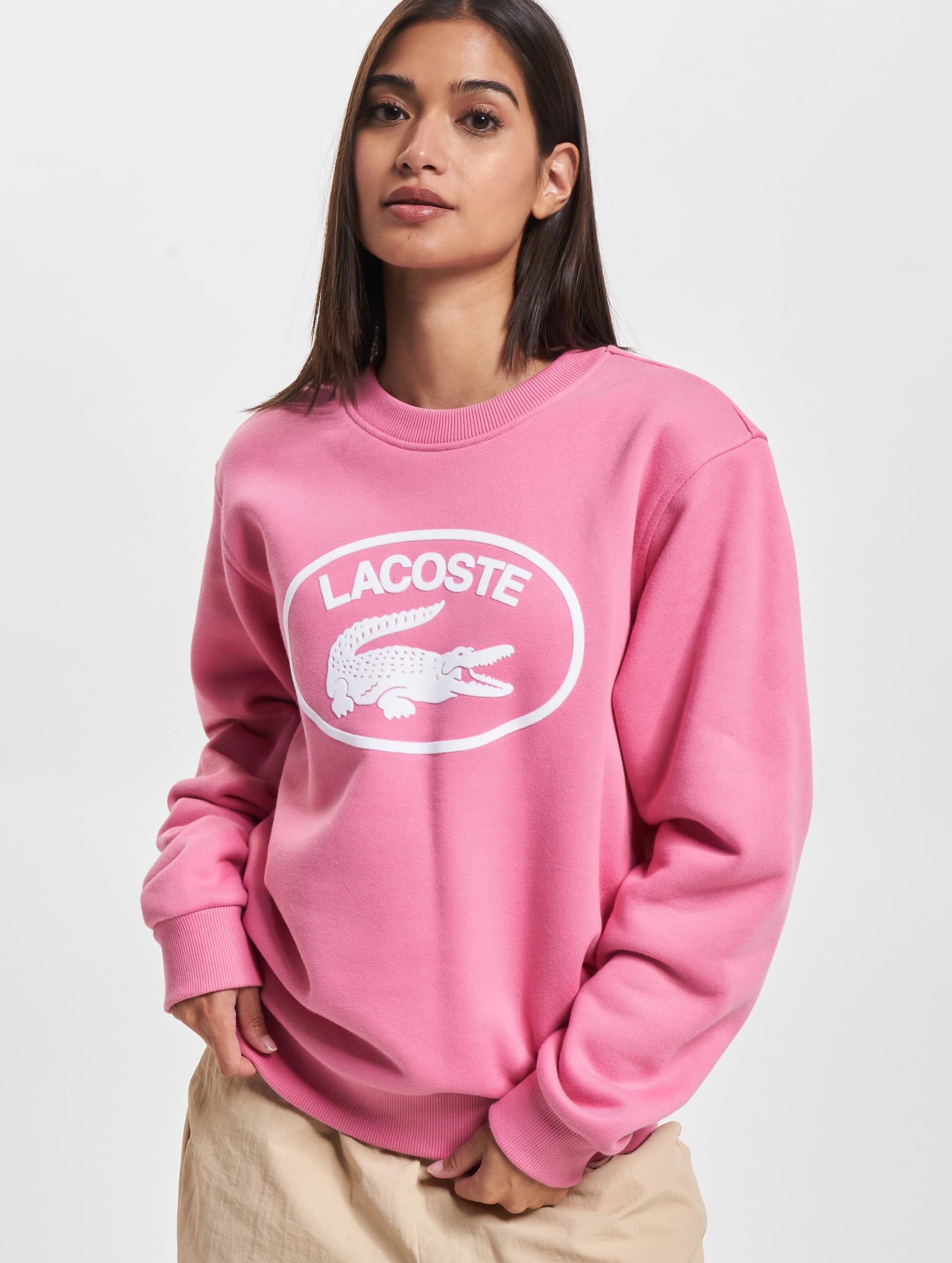 Lacoste Pullover Vrouwen op kleur roze, Maat 34