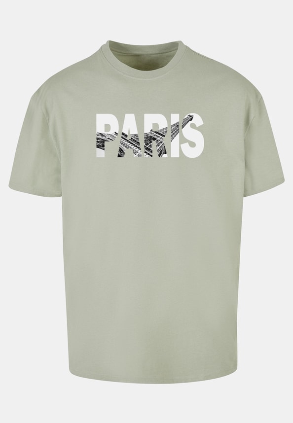 Paris Eiffel Tower Heavy Oversize Tee-0