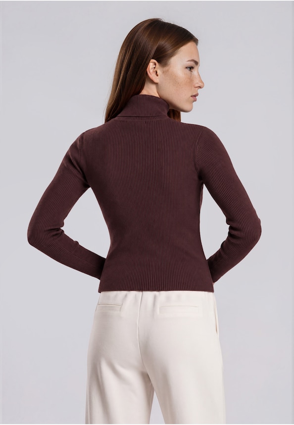 Rib turtleneck-1