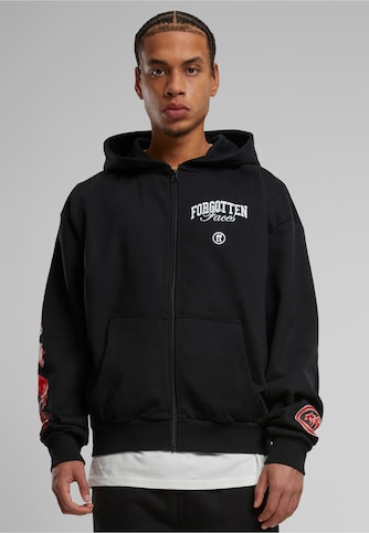 Overgrown Skull Oversize Zip Hoody