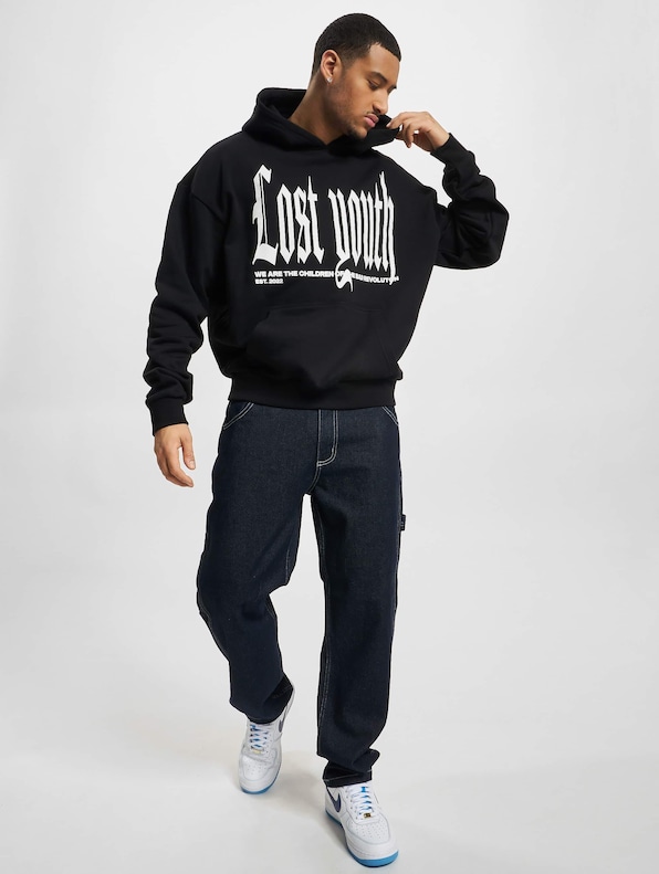 Lost Youth HOODIE CLASSIC V.4 black-4