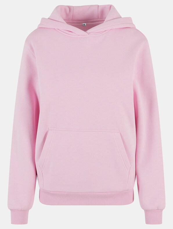 Build Your Brand Ladies Fluffy Hoody-4