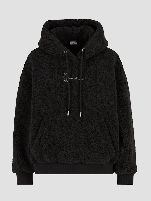 Karl Kani Metal Signature Teddy Oversized Hoodies-0