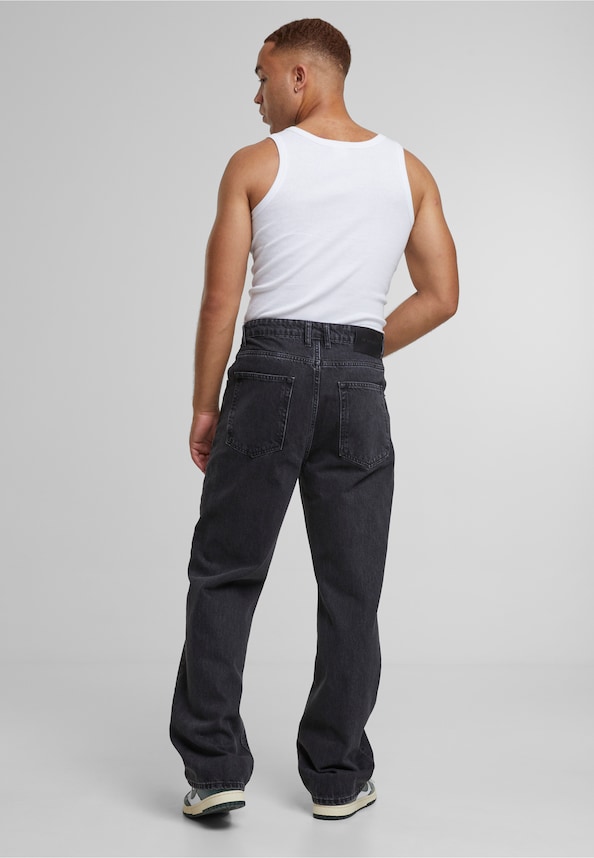 Adrik Basic Baggy Jeans-4