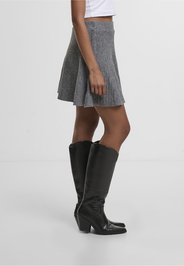 NMNOLA NW PLEATED KNIT SKIRT FWD-3