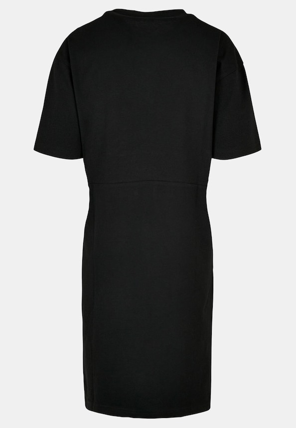 Ladies Cherry Oversized Slit Dress-5