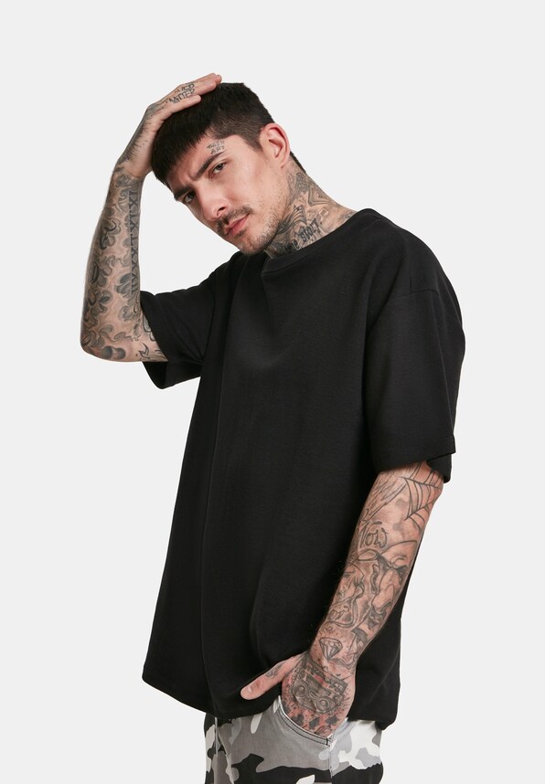 Oversized Waffle Tee-0