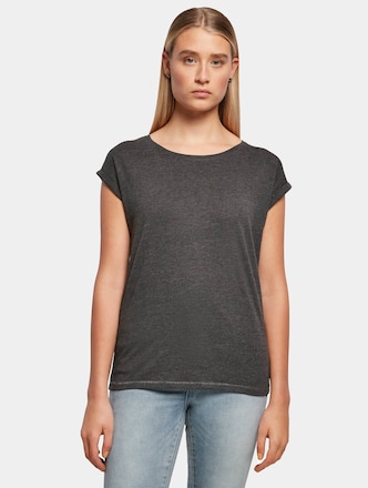 Build Your Brand Ladies Extended Shoulder T-Shirt Ready