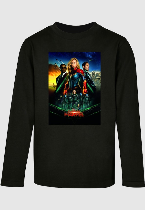 Kids Captain Marvel - Movie Starforce Poster Longsleeve-0