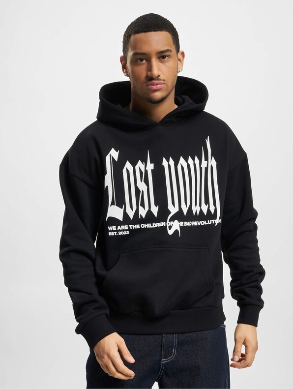 Lost Youth HOODIE CLASSIC V.4 black-2