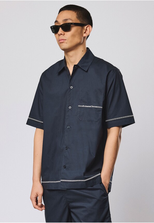SENIA SHIRT SCRIPT EMB SHIRT-0