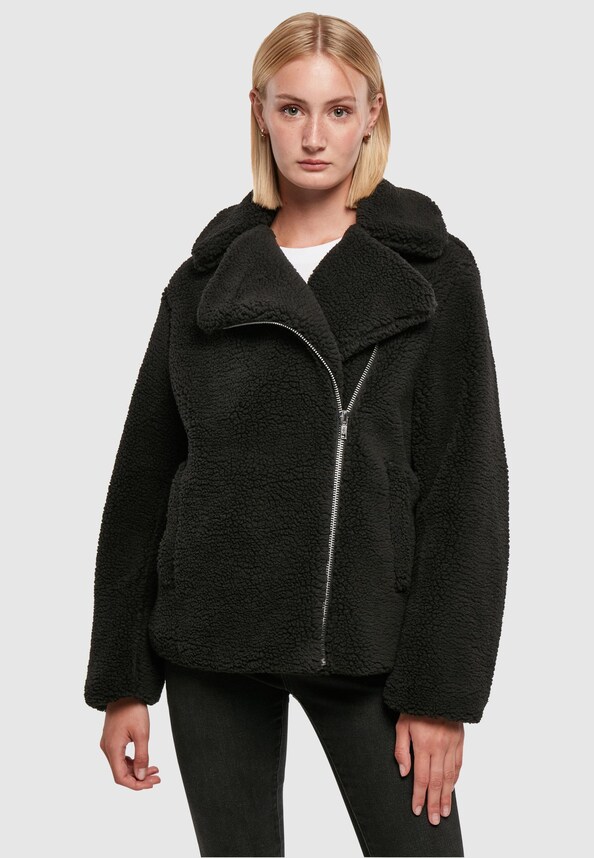 Ladies Sherpa Biker-0