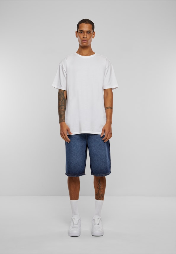 90's Heavy Denim Shorts-4