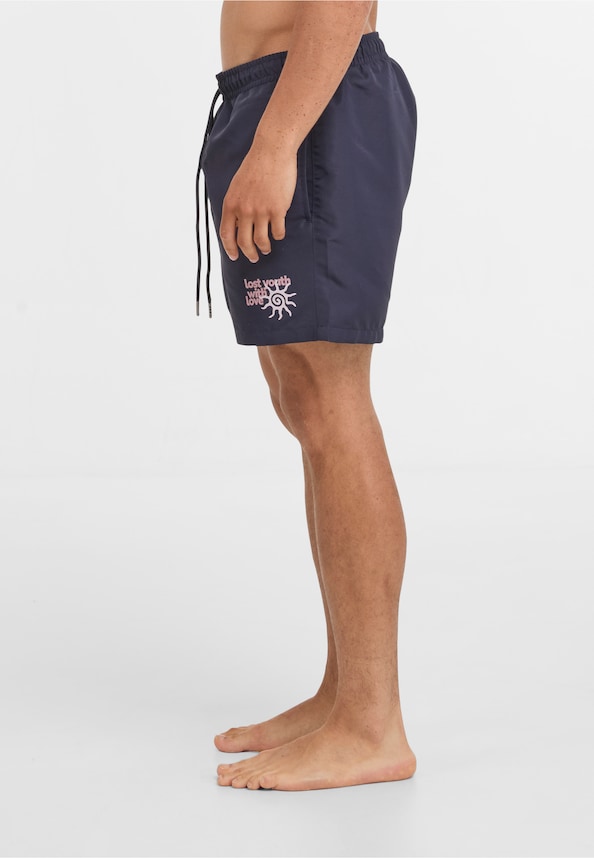 Lost Youth Swim Shorts - With Love-2