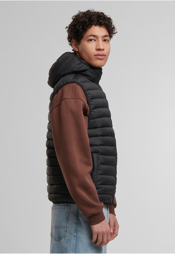 Basic Light Weigh Vest With Hood-3