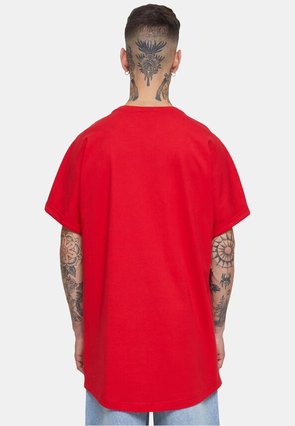 Long Shaped Turnup Tee-1