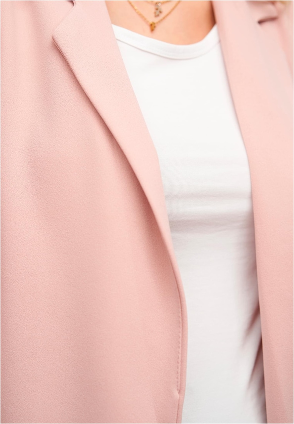 Longform Blazer mit Reverskragen-5