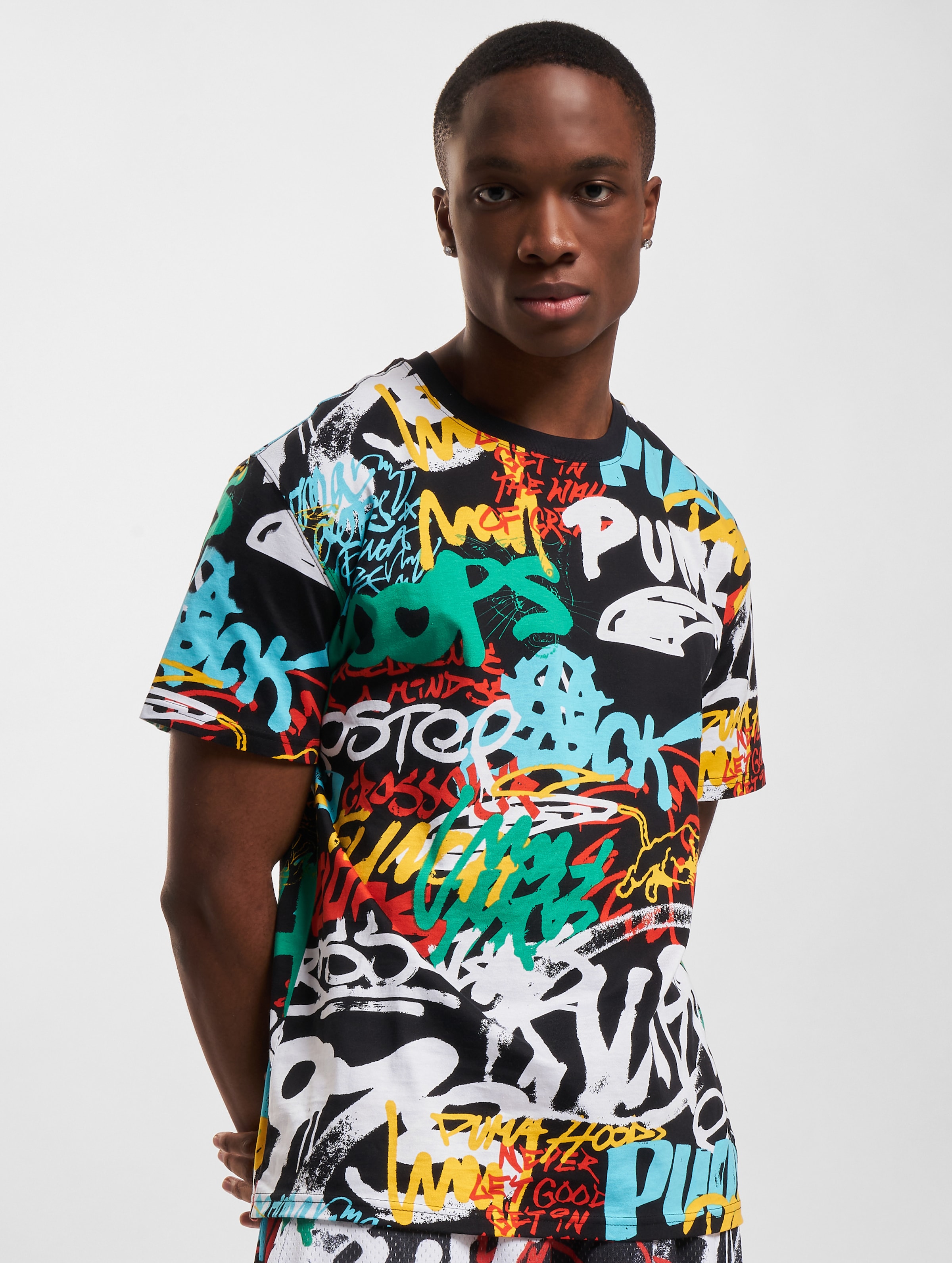 Puma Graffiti T-Shirts Mannen op kleur kleurrijk, Maat S