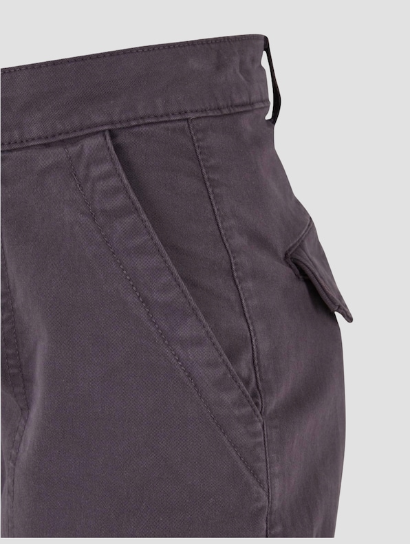 Urban Classics Ladies Cotton Twill Utility Cargohosen-4