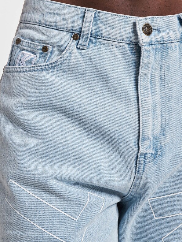 KK Og Baggy Workwear Logo Print Denim-3