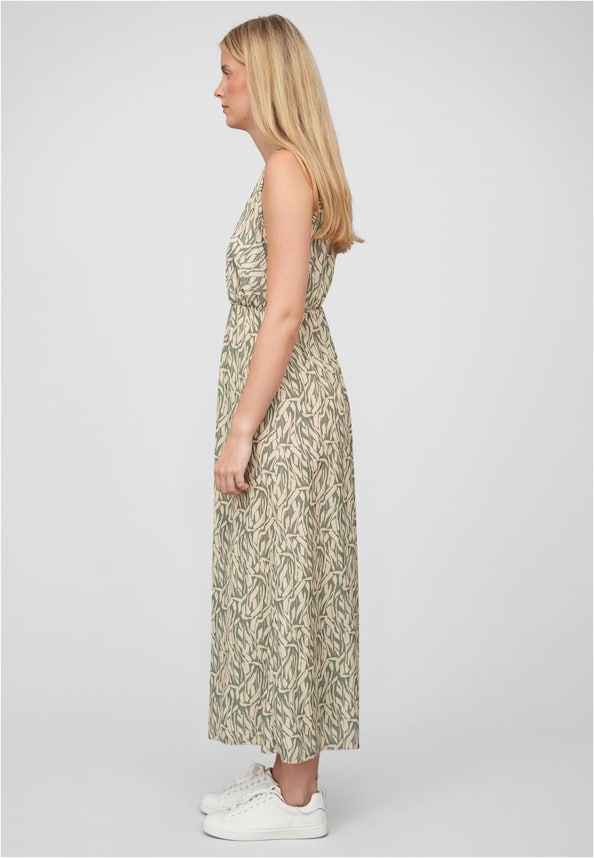 Cloud5ive Damen Maxi Kleid in Wickeloptik mit All Over Print-3