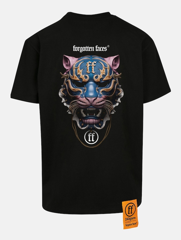 Forgotten Faces Ancient Tiger Mask Oversize T-Shirts-4
