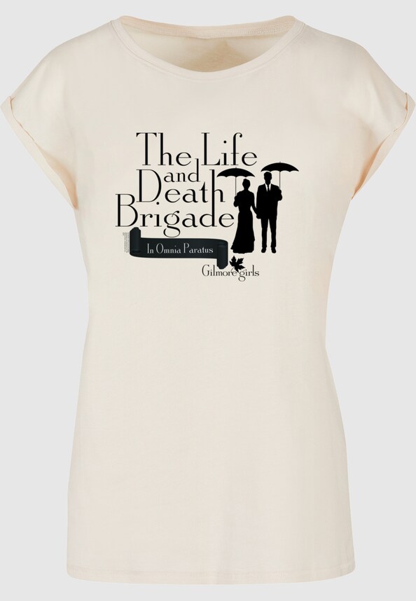 Ladies Gilmore Girls - The Life And Death Brigade T-Shirt-2