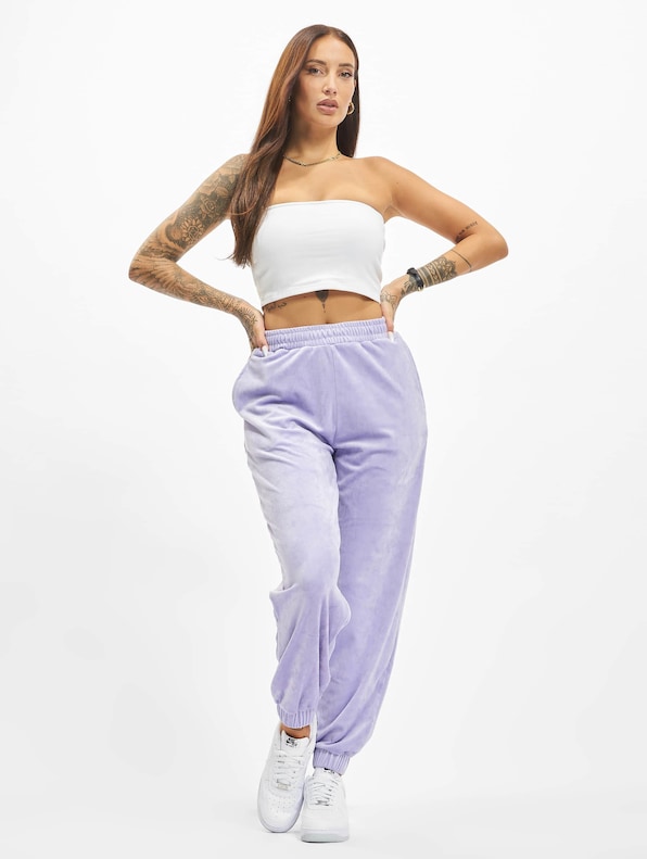 Ladies High Waist Ballon Velvet -5