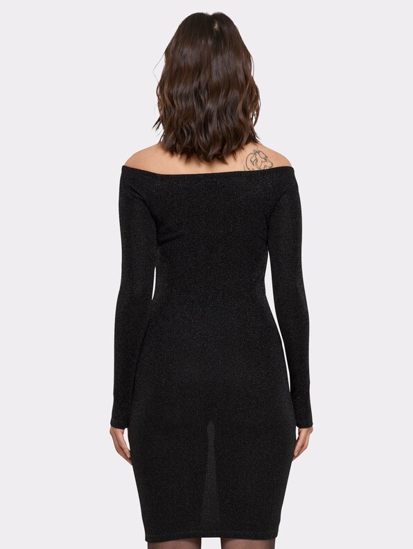 Off Shoulder Longsleeve Glitter-1