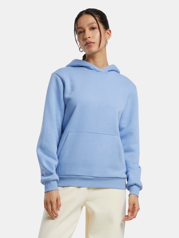 Build Your Brand Ladies Fluffy Hoody-0