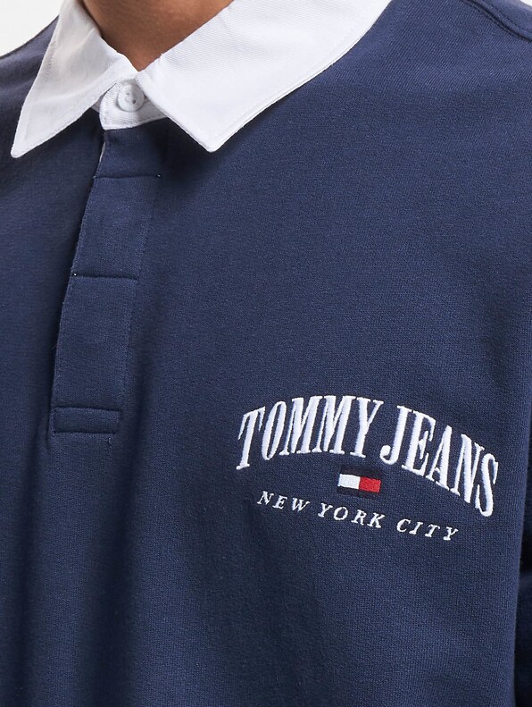 Tommy Jeans Relaxed Varsity Rugby Longsleeve Polo-3