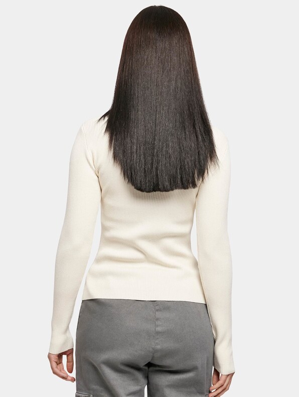 Ladies Rib Knit Turtelneck-1