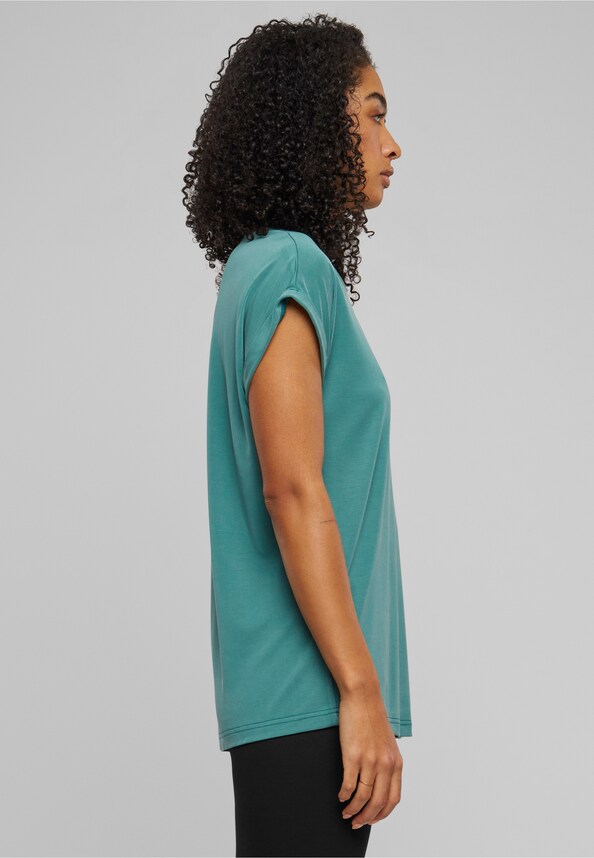 Ladies Modal Extended Shoulder Tee-3