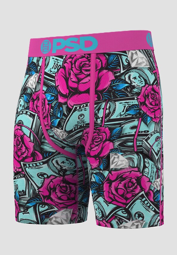 STACKED ROSES BOXER-0