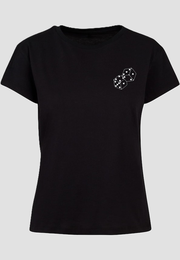 Ladies Hugs & Love - Heart Dice Box Tee-2