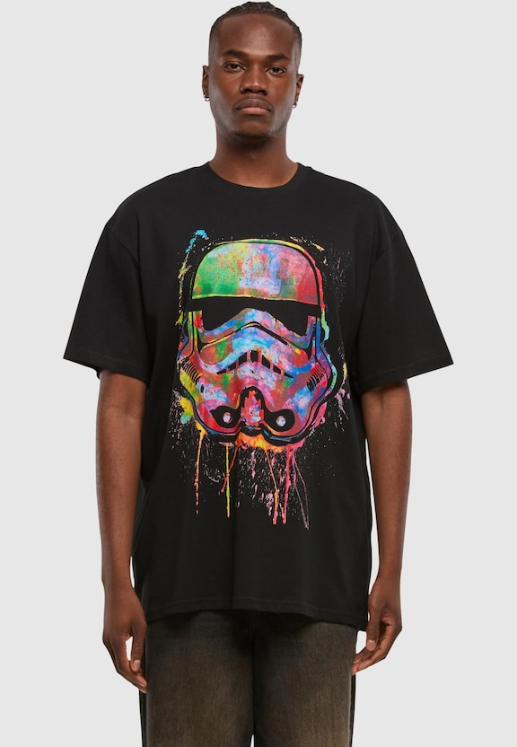 Stormtrooper  Paint Splats with Heavy Oversize Tee-2