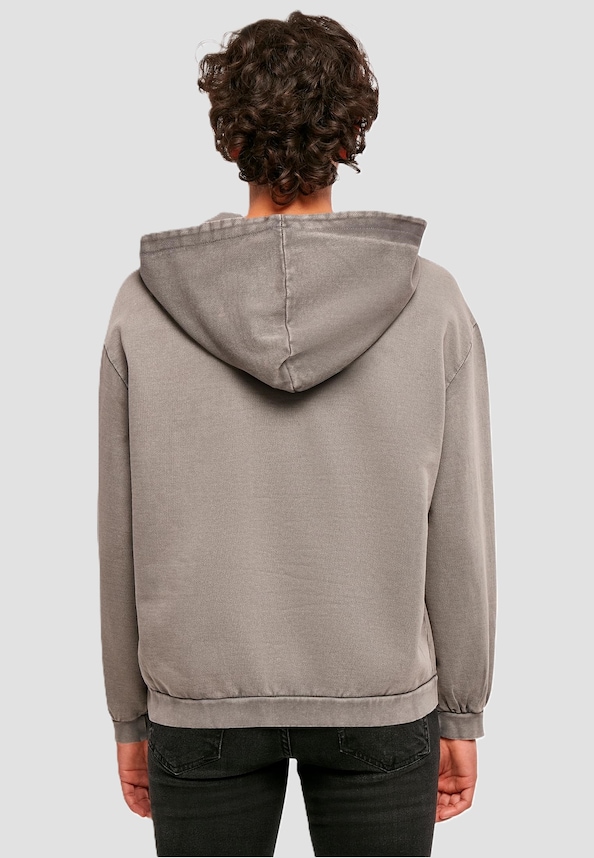 Ladies Life Acid Washed Oversized Hoodie-1
