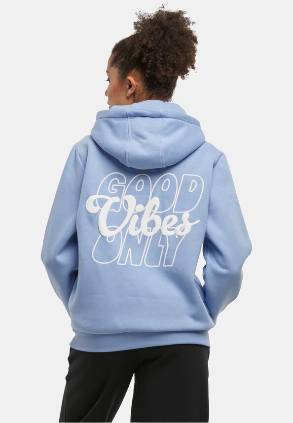 Good Vibes Ladies Fluffy Hoody-1
