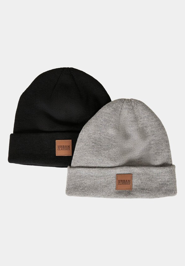 Logopatch Beanie Kids 2-Pack-0